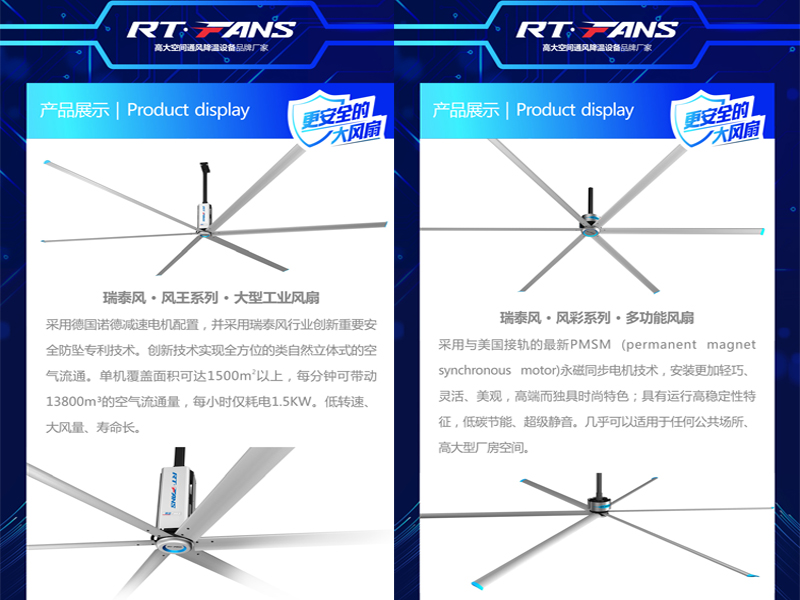 工業(yè)大風扇,工業(yè)大吊扇,湖北工業(yè)大風扇,武漢大型工業(yè)吊扇,瑞泰風工業(yè)大風扇